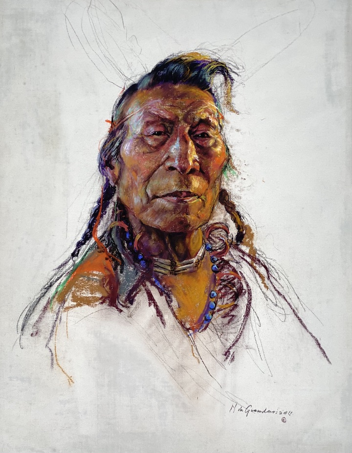 Portrait of an Indigenous man
